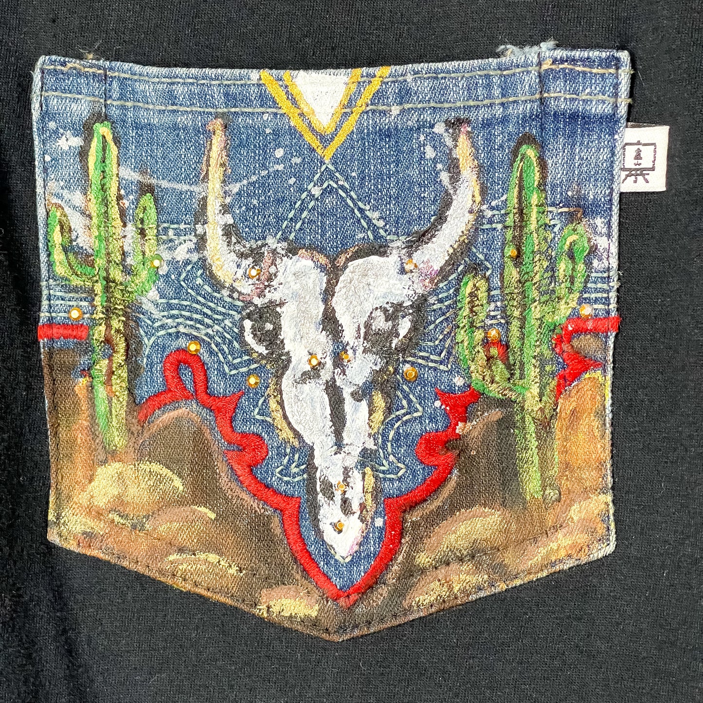 T-shirt bolsita toro