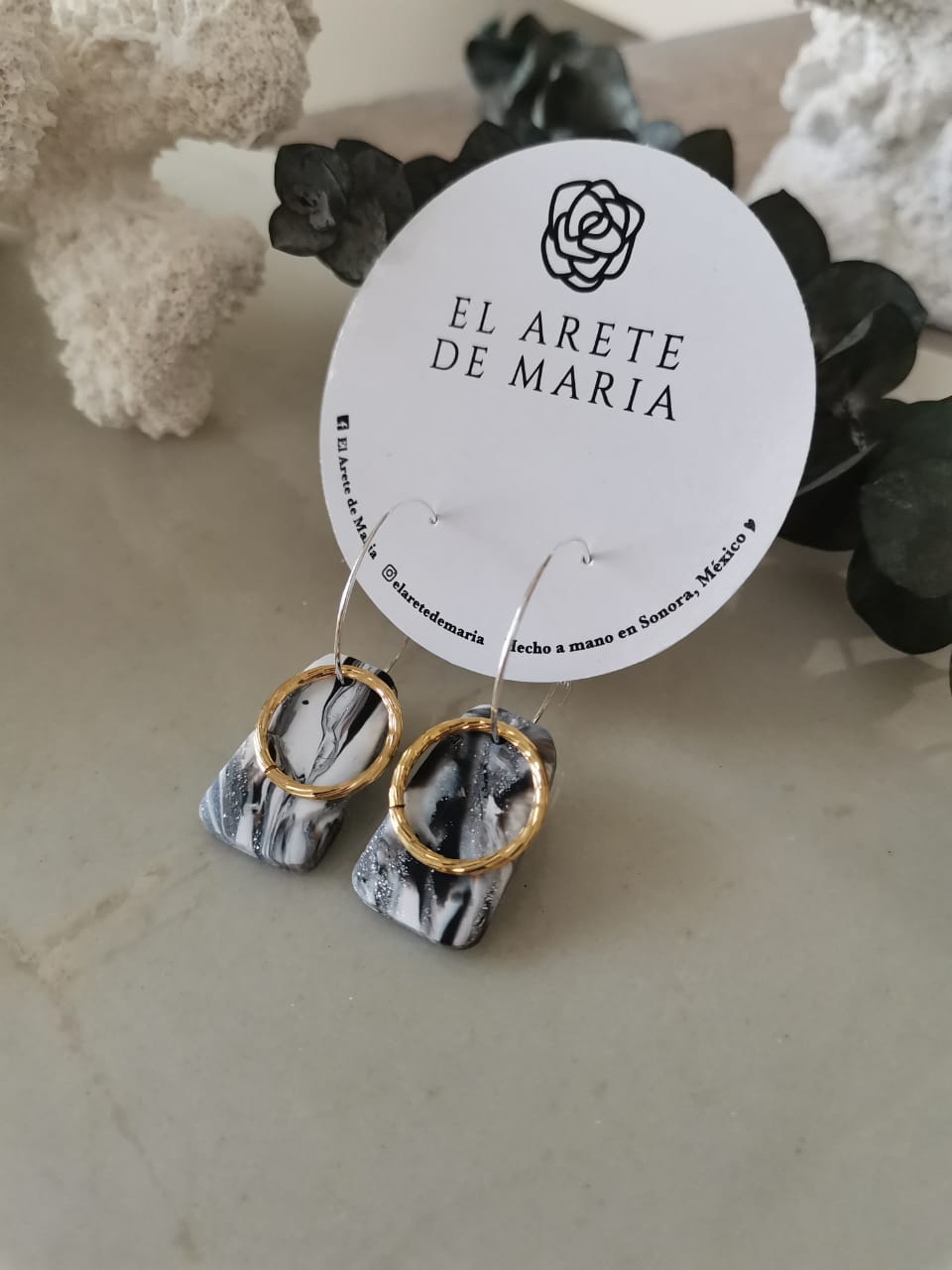 Aretes 3 en 1 aros