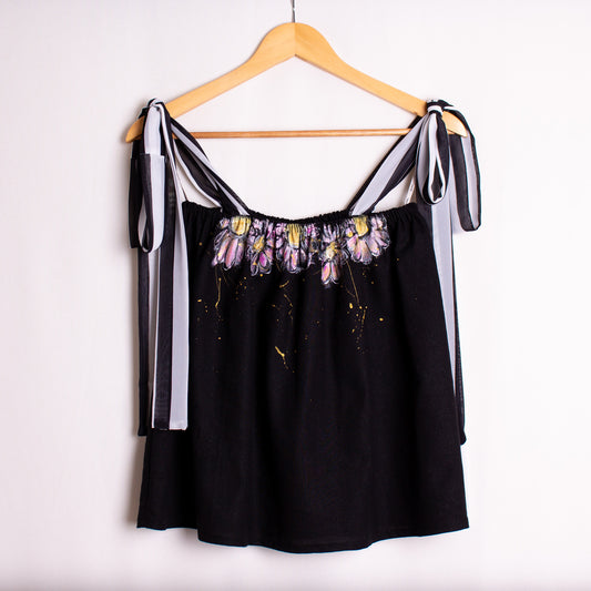 Blusa bata flores