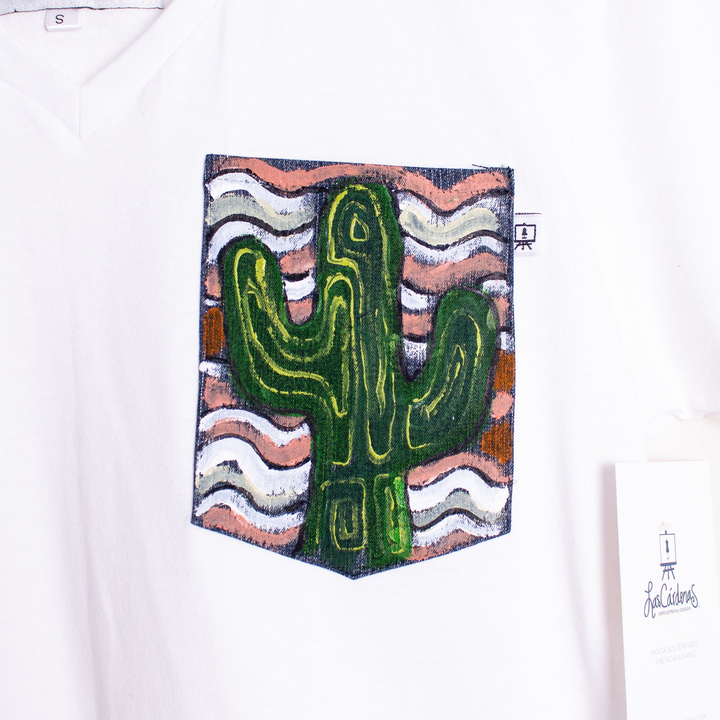 T-shirt bolsita cactus